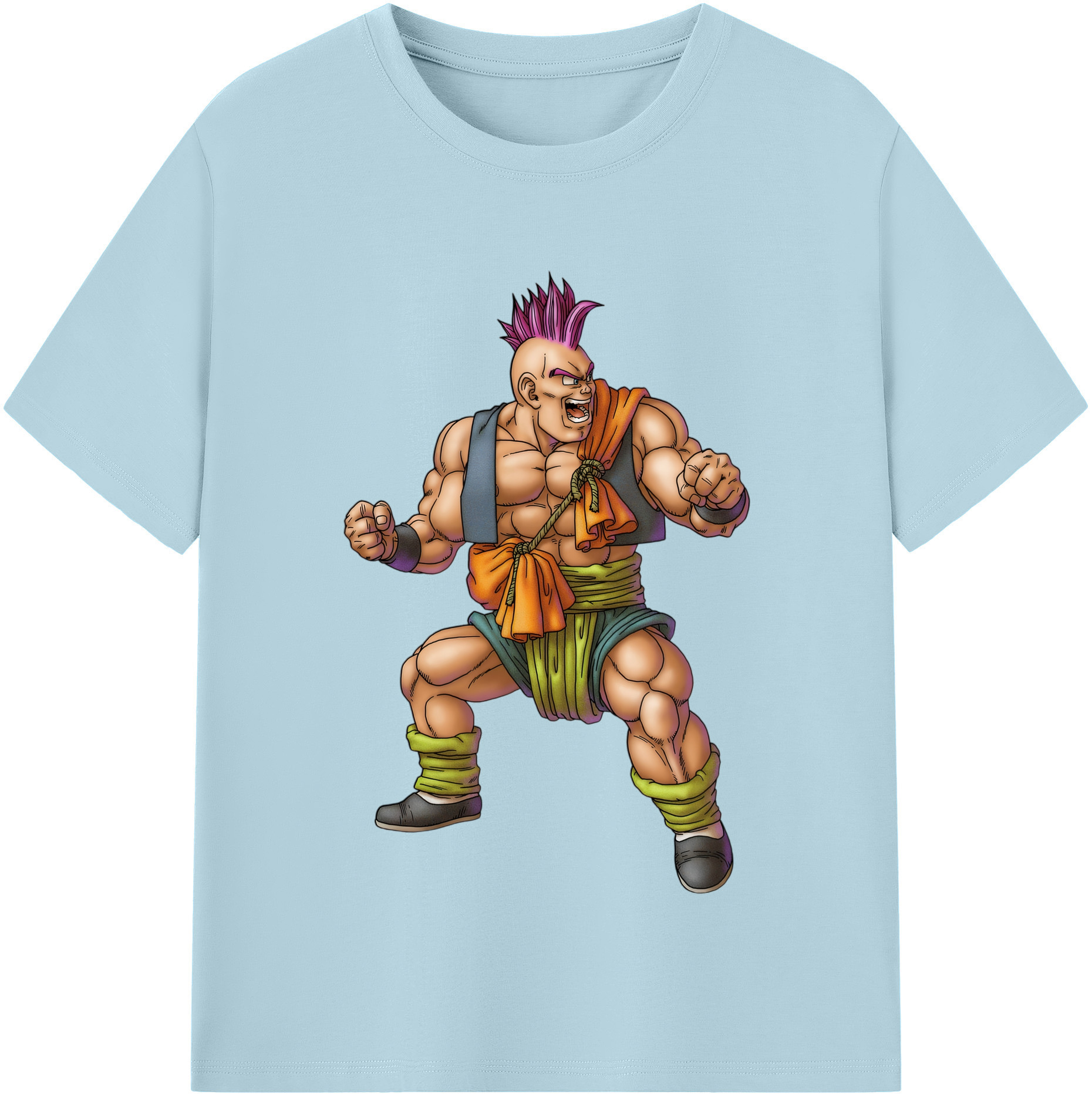 （画像用） ドラゴンクエスト Doragon Kuesuto Dragon Quest 綿100％半袖Tシャツ（フロントプリント）
